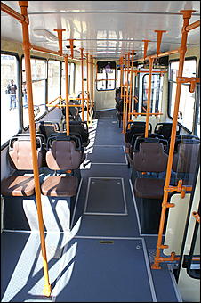 13 апреля 2007 г., Барнаул   Первый белорусский троллейбус в Барнауле