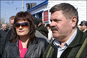 13 апреля 2007 г., Барнаул   Первый белорусский троллейбус в Барнауле