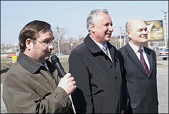 13 апреля 2007 г., Барнаул   Первый белорусский троллейбус в Барнауле