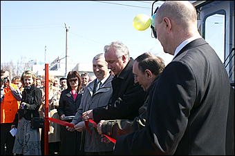 13 апреля 2007 г., Барнаул   Первый белорусский троллейбус в Барнауле