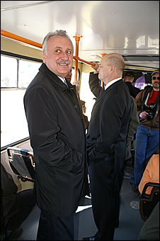 13 апреля 2007 г., Барнаул   Первый белорусский троллейбус в Барнауле