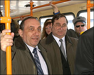 13 апреля 2007 г., Барнаул   Первый белорусский троллейбус в Барнауле