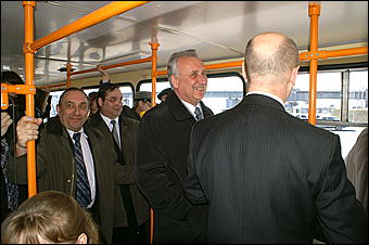 13 апреля 2007 г., Барнаул   Первый белорусский троллейбус в Барнауле