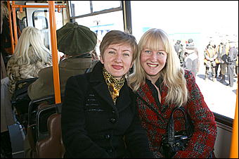 13 апреля 2007 г., Барнаул   Первый белорусский троллейбус в Барнауле