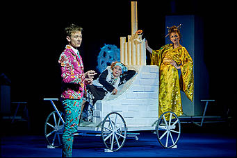 30 май 2017 г., Барнаул. Фото: Мария Трубина   "Бальзаминов. ЖенитьБЫ": показываем, как прошел прогон премьерного спектакля Молодежного театра Алтая