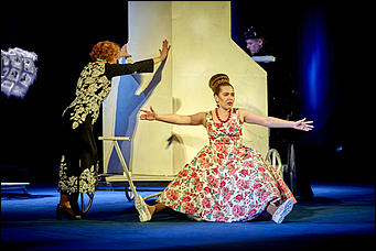 30 май 2017 г., Барнаул. Фото: Мария Трубина   "Бальзаминов. ЖенитьБЫ": показываем, как прошел прогон премьерного спектакля Молодежного театра Алтая