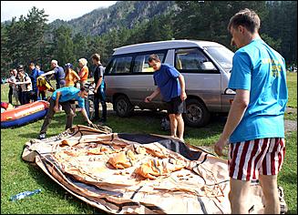 15 июля 2006 г., Барнаул   Испытания рафта "Барнаул РТИ"