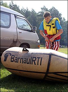 15 июля 2006 г., Барнаул   Испытания рафта "Барнаул РТИ"