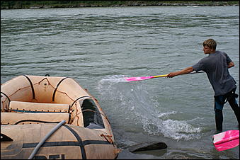 15 июля 2006 г., Барнаул   Испытания рафта "Барнаул РТИ"