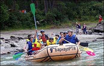 15 июля 2006 г., Барнаул   Испытания рафта "Барнаул РТИ"