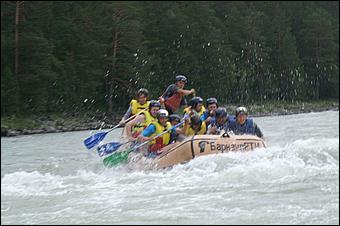 15 июля 2006 г., Барнаул   Испытания рафта "Барнаул РТИ"