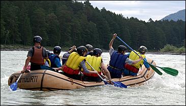 15 июля 2006 г., Барнаул   Испытания рафта "Барнаул РТИ"