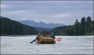 15 июля 2006 г., Барнаул   Испытания рафта "Барнаул РТИ"