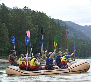 15 июля 2006 г., Барнаул   Испытания рафта "Барнаул РТИ"