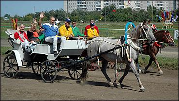 20 августа 2006 г., Барнаул   Международная встреча наездников Россия - Финляндия