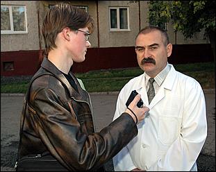 7 сентября 2006 г., Барнаул   Посещение детского отделения горбольцины №10 В.Колгановым