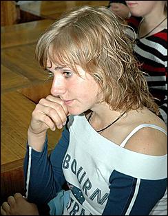 23 мая 2006 г, Барнаул   <P>Вручение золотых медалей спортсменкам барнаульского "Коммунальщика"</P>