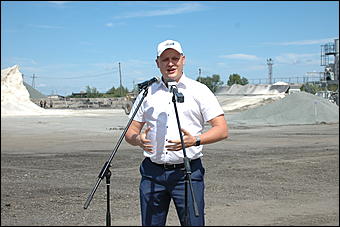 28 июль 2017 г., Камень на Оби   Новые дороги для алтайских курортов: как в Камне-на-Оби открыли асфальтобетонный завод 