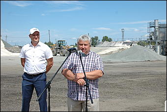 28 июль 2017 г., Камень на Оби   Новые дороги для алтайских курортов: как в Камне-на-Оби открыли асфальтобетонный завод 