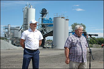 28 июль 2017 г., Камень на Оби   Новые дороги для алтайских курортов: как в Камне-на-Оби открыли асфальтобетонный завод 