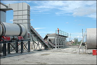 28 июль 2017 г., Камень на Оби   Новые дороги для алтайских курортов: как в Камне-на-Оби открыли асфальтобетонный завод 