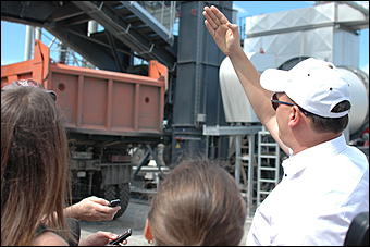 28 июль 2017 г., Камень на Оби   Новые дороги для алтайских курортов: как в Камне-на-Оби открыли асфальтобетонный завод 