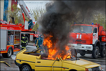 30 апреля 2017 Барнаул   Дым, огонь и медные трубы. Как в Барнауле отметили День пожарной охраны