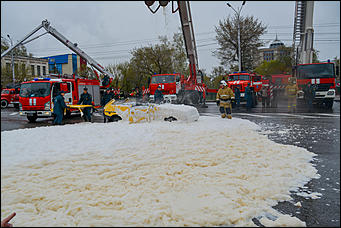 30 апреля 2017 Барнаул   Дым, огонь и медные трубы. Как в Барнауле отметили День пожарной охраны