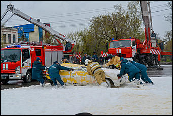 30 апреля 2017 Барнаул   Дым, огонь и медные трубы. Как в Барнауле отметили День пожарной охраны