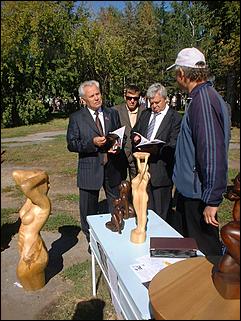 2 сентября 2006 г., Барнаул   Фестиваль деревяной скульптуры