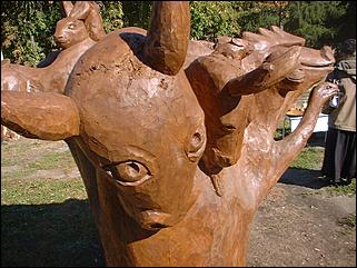 2 сентября 2006 г., Барнаул   Фестиваль деревяной скульптуры