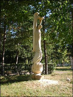 2 сентября 2006 г., Барнаул   Фестиваль деревяной скульптуры