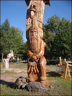 2 сентября 2006 г., Барнаул   Фестиваль деревяной скульптуры