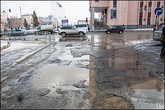 17 март 2016 г., Барнаул © Амител Вячеслав Мельников   Фоторепортаж: Весна. Барнаул. Дороги 
