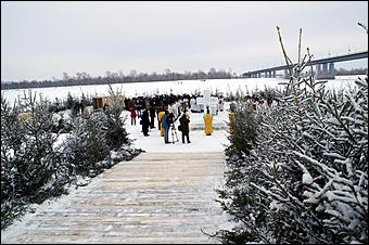 19 января 2006 г., Барнаул   Крещение на р.Обь 