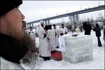 19 января 2006 г., Барнаул   Крещение на р.Обь 