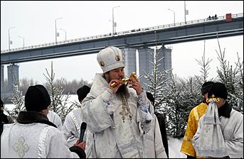 19 января 2006 г., Барнаул   Крещение на р.Обь 