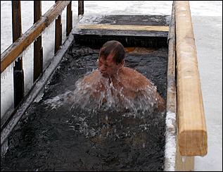 19 января 2006 г., Барнаул   Крещение на р.Обь 