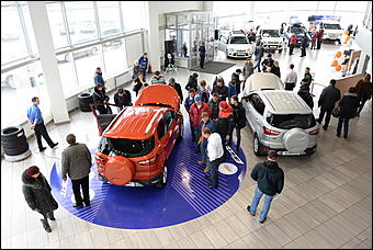    Фотопортрет о презентации нового городского кроссовера  Ford EcoSport!