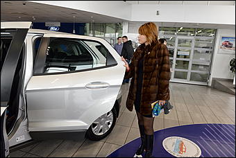    Фотопортрет о презентации нового городского кроссовера  Ford EcoSport!