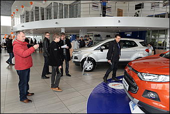    Фотопортрет о презентации нового городского кроссовера  Ford EcoSport!