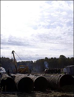 20 сентября 2006 г., Барнаул   Проверка работ по прокладке газопровода на участке Троицкое-Бийск