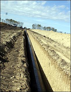 20 сентября 2006 г., Барнаул   Проверка работ по прокладке газопровода на участке Троицкое-Бийск