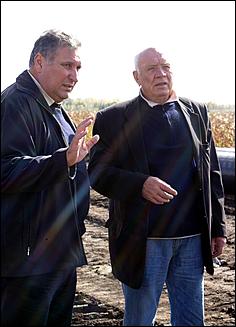 20 сентября 2006 г., Барнаул   Проверка работ по прокладке газопровода на участке Троицкое-Бийск