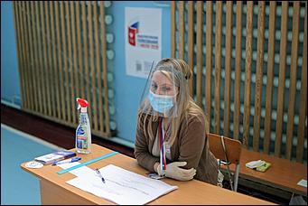 1 июль 2020 г., Барнаул   Кто с медведем, кто с детьми. Как Барнаул голосует по поправкам в Конституцию 