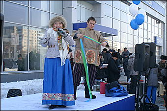 1 марта 2009 г, Барнаул, Автоцентр АНТ   Презентация двух новых марок Hyundai i30 и ix55