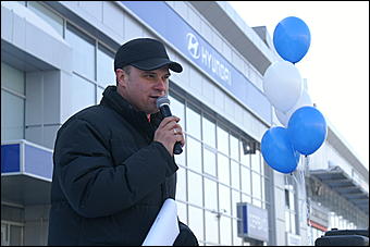 1 марта 2009 г, Барнаул, Автоцентр АНТ   Презентация двух новых марок Hyundai i30 и ix55