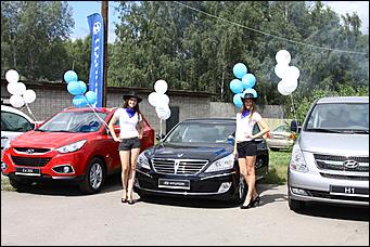 18 - 19 августа 2012 г., Барнаул   Автоцентр АНТ - официальный дилер Hyundai посетил конные бега на "Кубке губернатора 2012"
