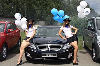 18 - 19 августа 2012 г., Барнаул   Автоцентр АНТ - официальный дилер Hyundai посетил конные бега на "Кубке губернатора 2012"
