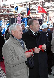 20 октября 2006 г., Заринск   Запуск  пятой коксовой батареи